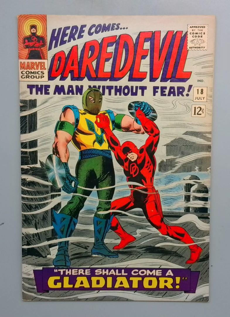 Daredevil #18 FN- 1st Appearance of Gladiator Melvin Potter Marvel 1966