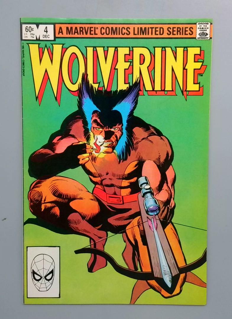 Wolverine #4 FN/VF Death of Shingen Direct Edition Marvel 1982