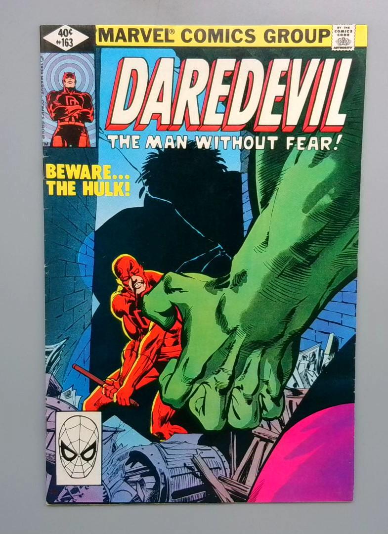 Daredevil #163 VG/FN Hulk, Frank Miller Art Marvel 1980
