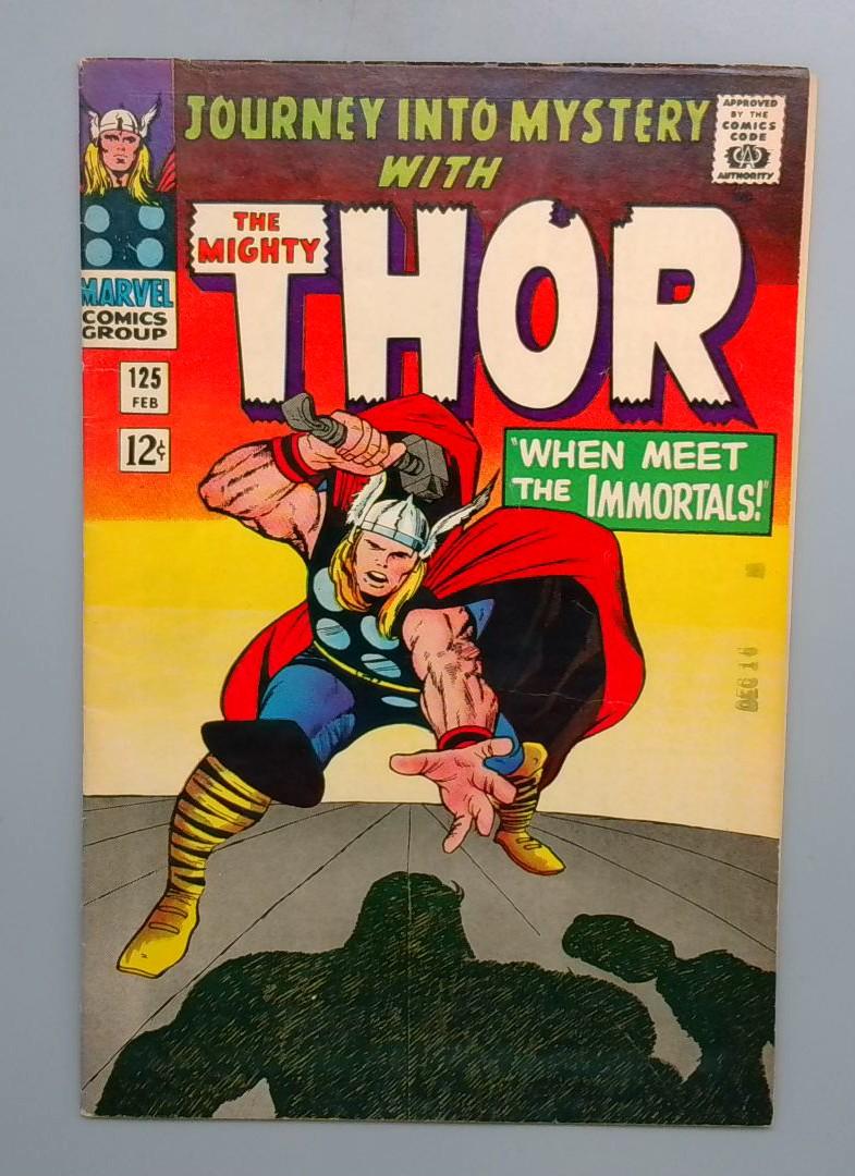 Journey Into Mystery #125 VG/FN Last Issue Marvel 1966