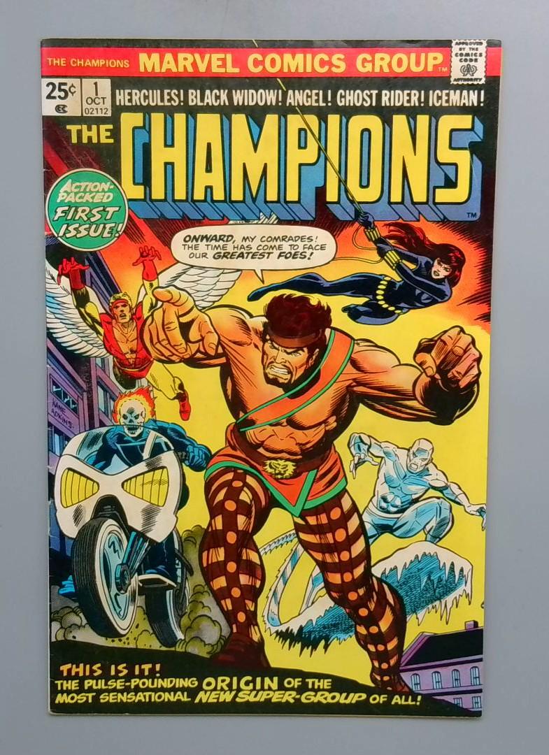 Champions #1 1st Appearance and Origin of the Champions Marvel 1975