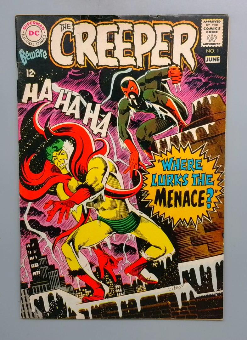 Creeper #1 VG/FN, Small Tear on Top Cover DC Comics June 1968
