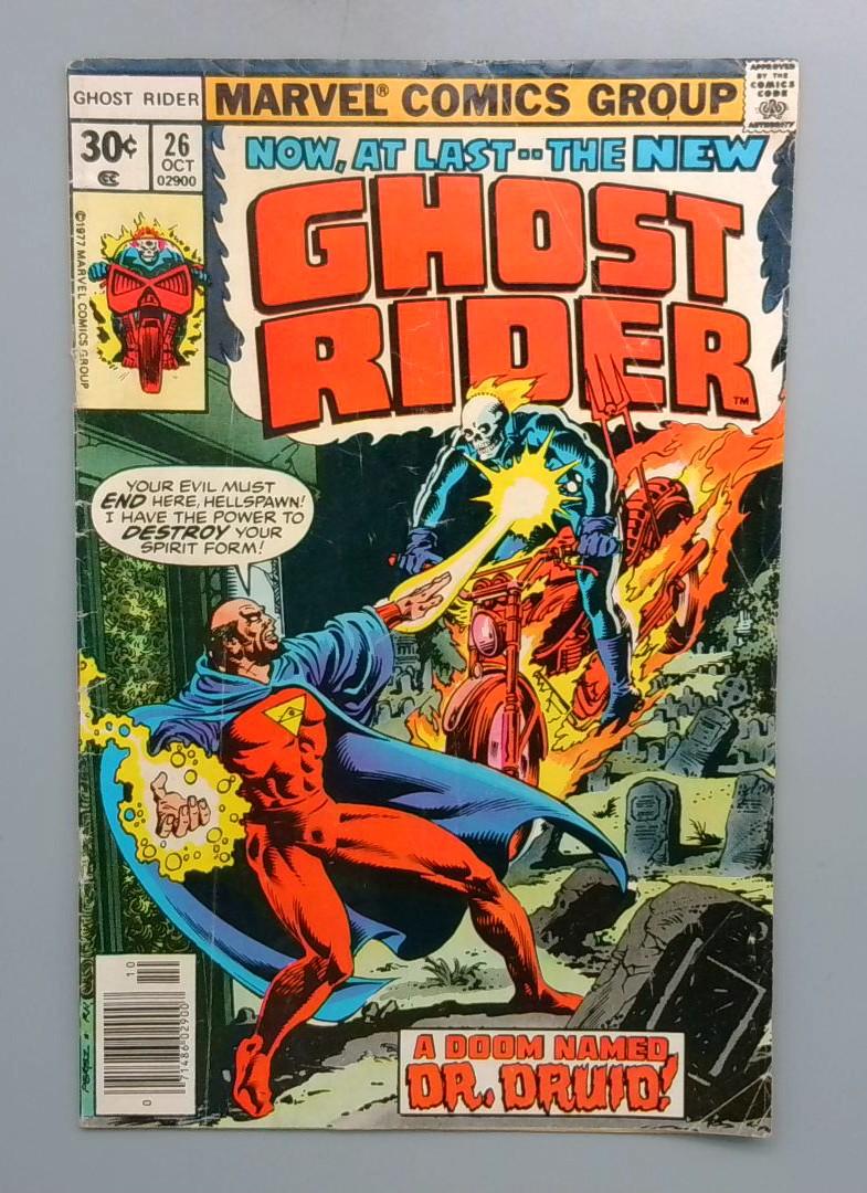 Ghost Rider #26 Dr. Druid Appearance Marvel 1977