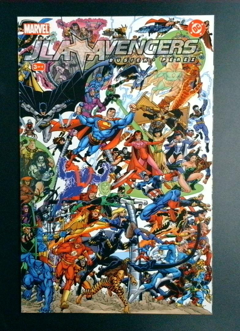 JLA Avengers #3 Busiek Perez Wraparound Cover Marvel DC 