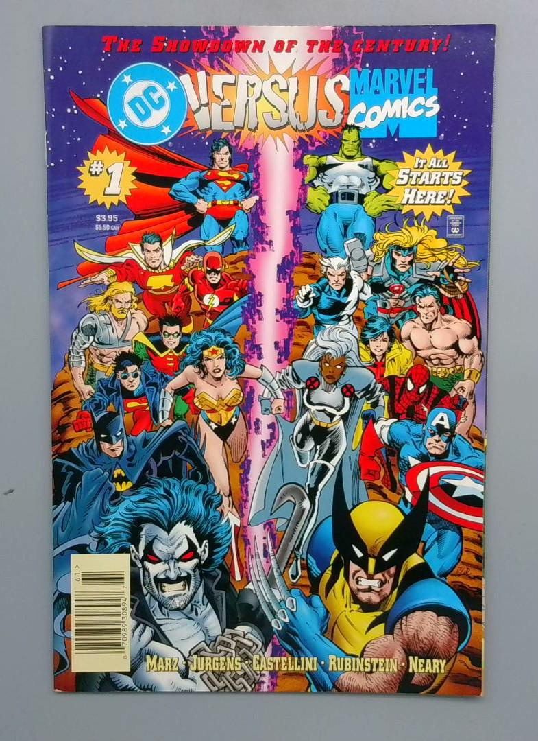DC versus Marvel Comics #1 Newsstand DC Marvel 1996