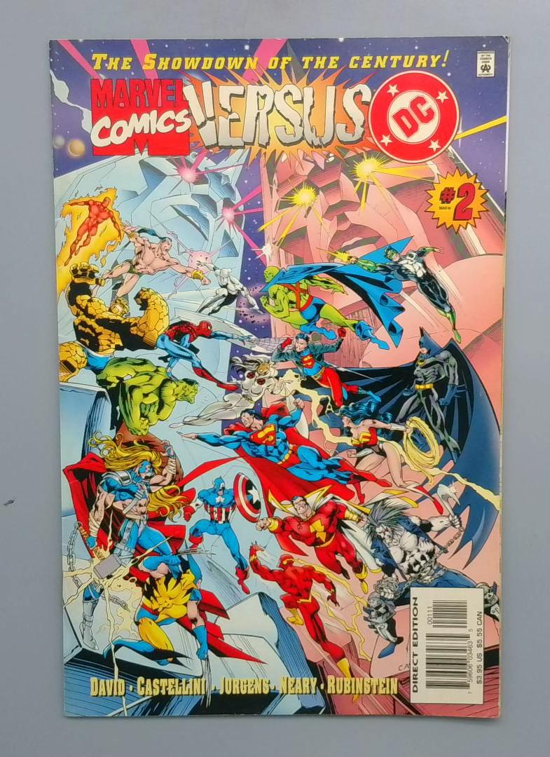 Marvel Comics Versus DC Comics Versus #2 Newsstand 1995