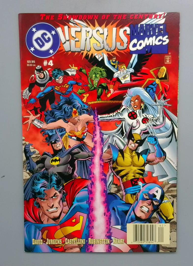 DC versus Marvel Comics #4 Newsstand 1996