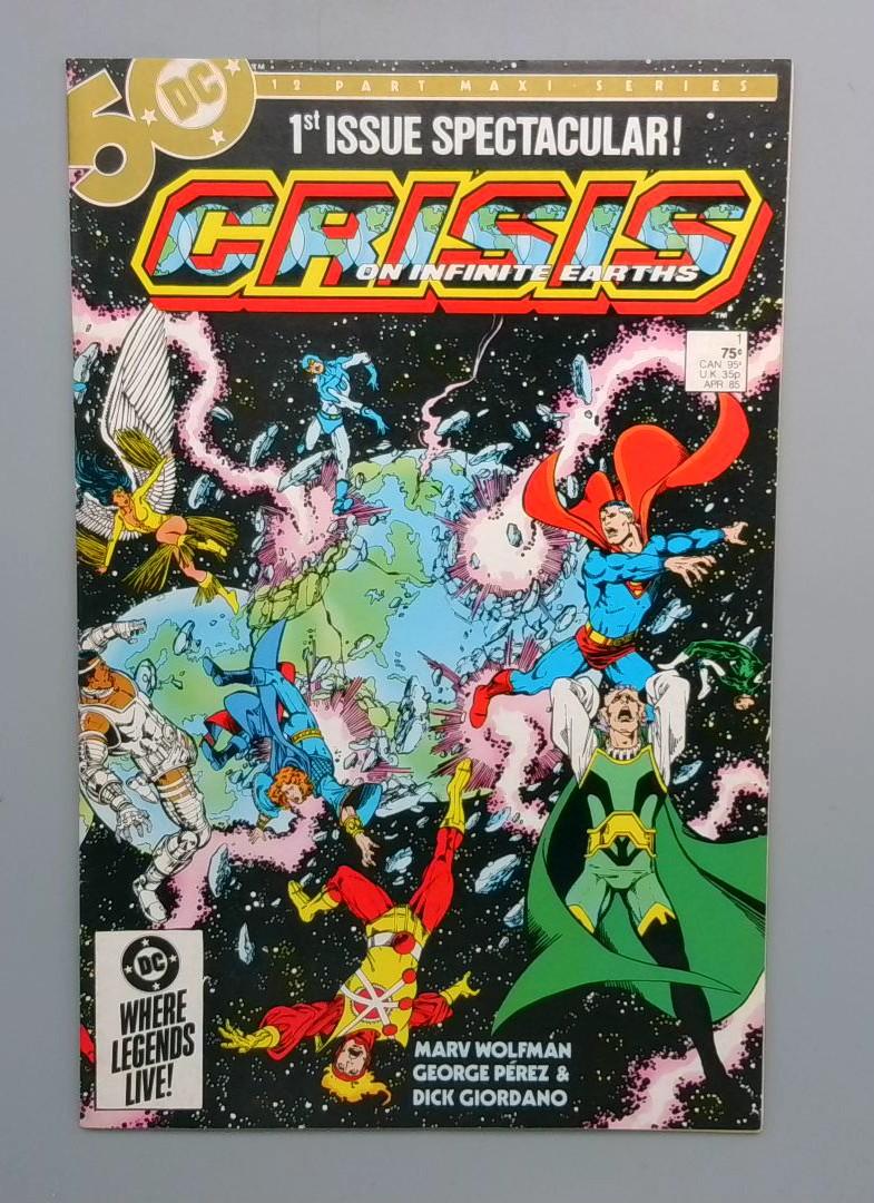 Crisis on Infinite Earths #1 VF+ DC 1985
