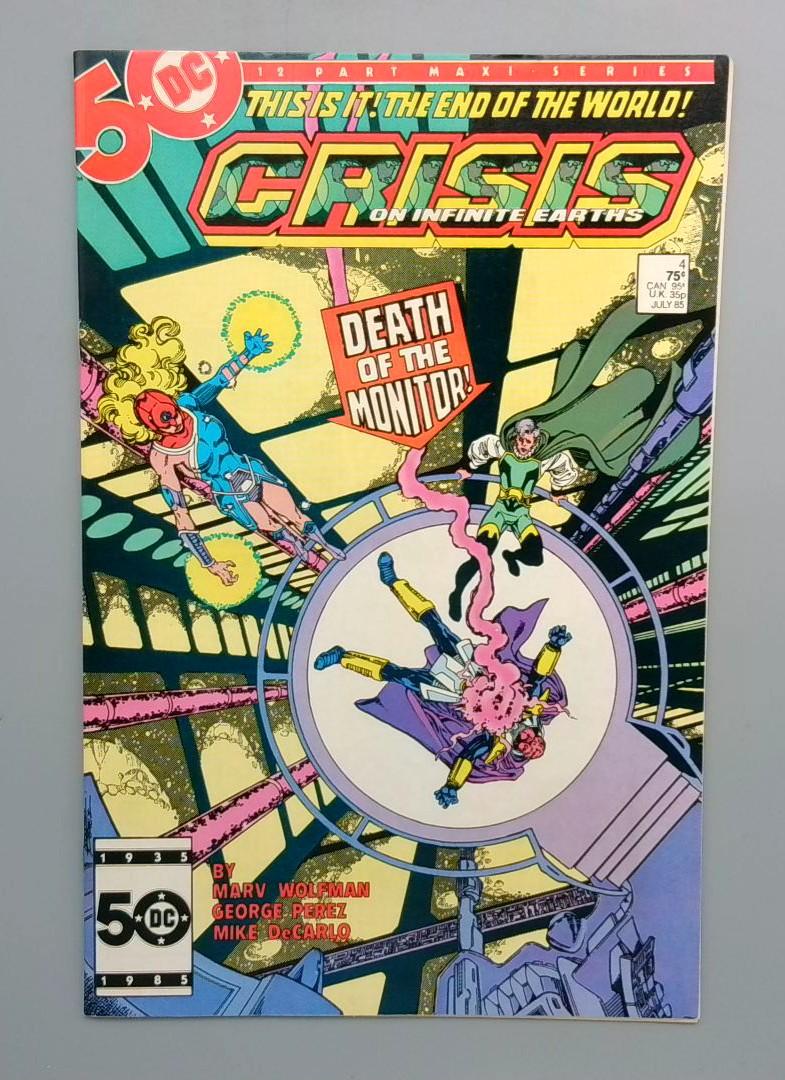 Crisis on Infinite Earths #4 NM- DC 1985