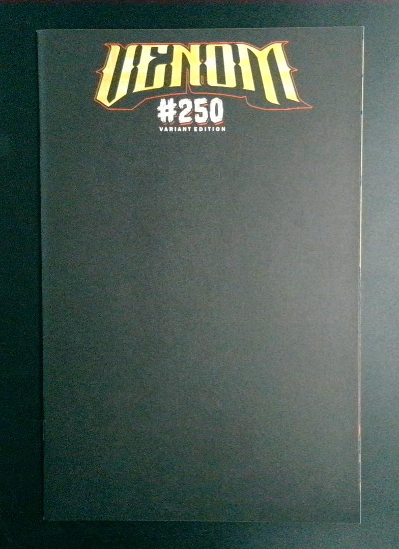 Venom #250 Black - Blank Cover Marvel 2025