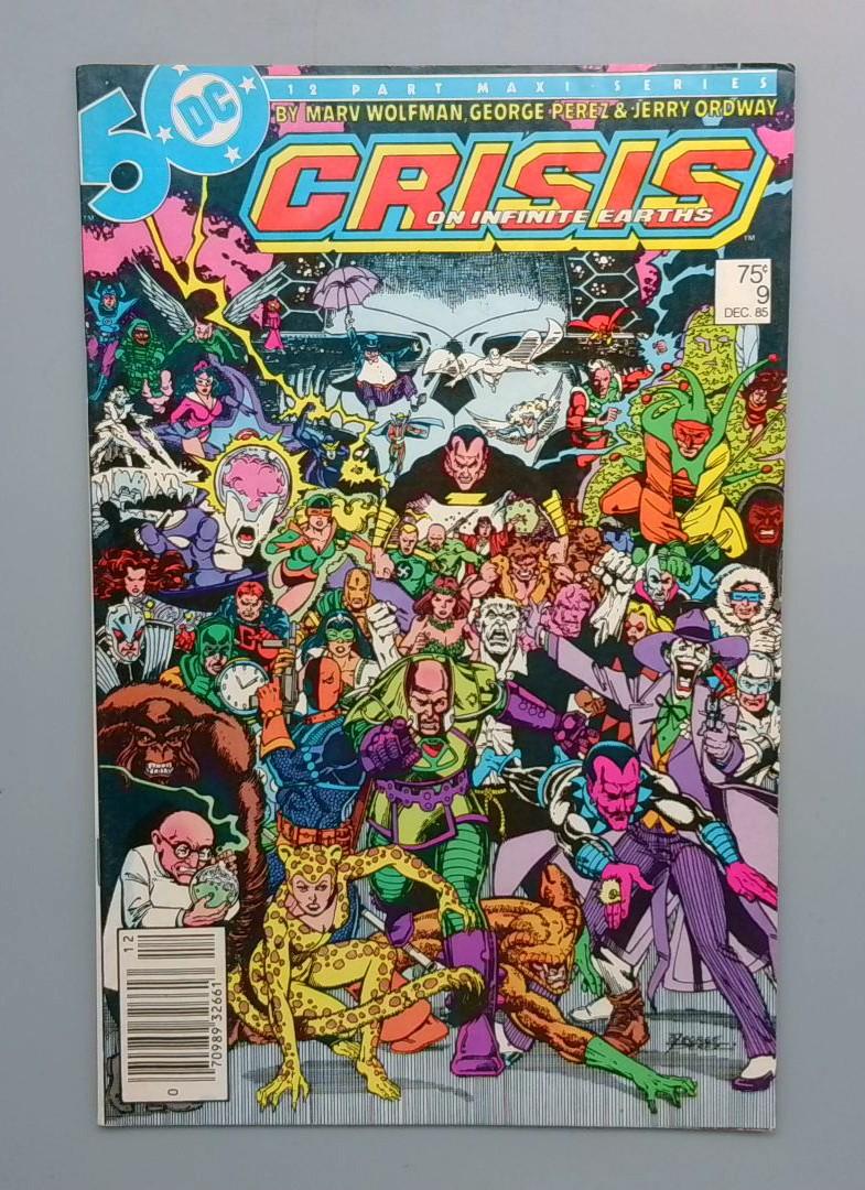 Crisis on Infinite Earths #9 Newsstand DC Comics 1985