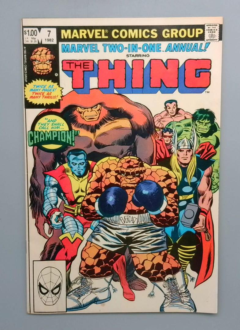 Marvel Two-In-One Annual #7 VF 1st Champion Marvel 1982