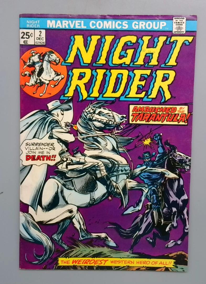Night Rider #2 Marvel Comics 1974