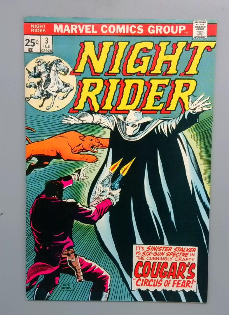Night Rider #3 Marvel Comics 1974