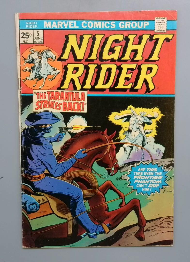 Night Rider #5 Marvel Comics Group June 1975