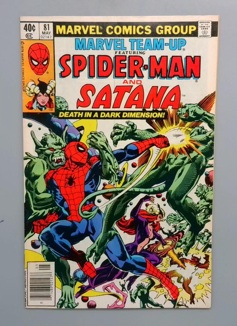 Marvel Team-Up #81 Death of Satana Newsstand Marvel 1979