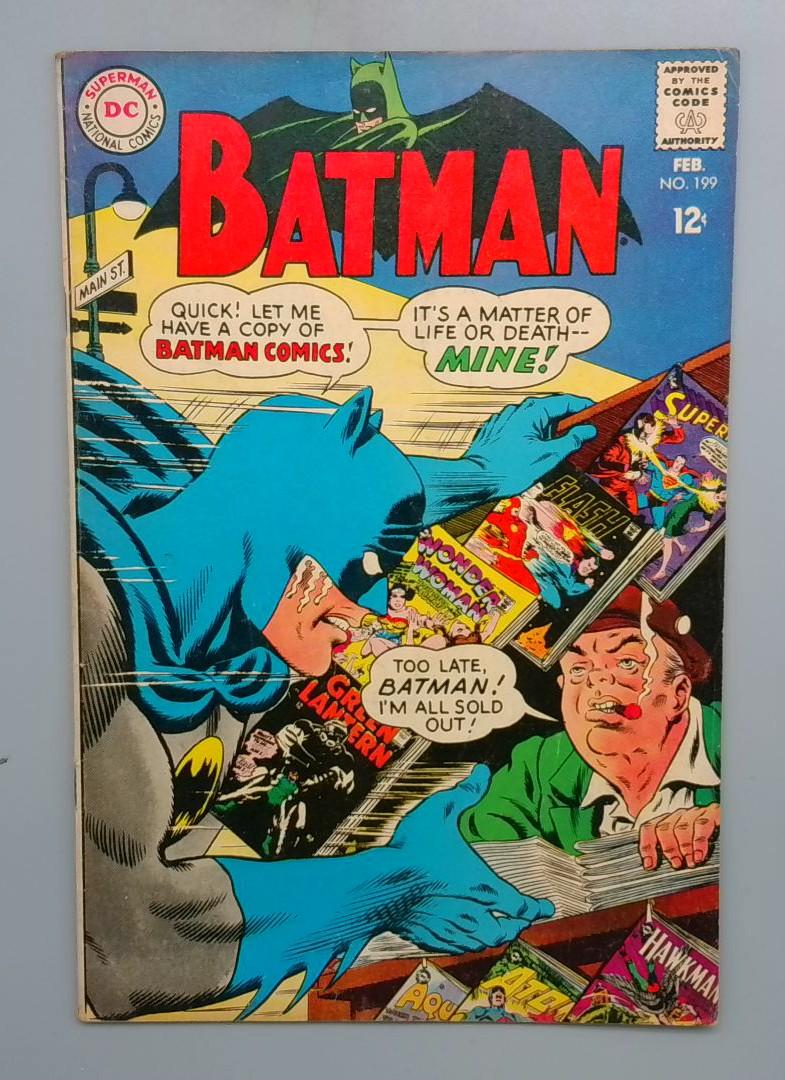 Batman #199 VG DC 1968