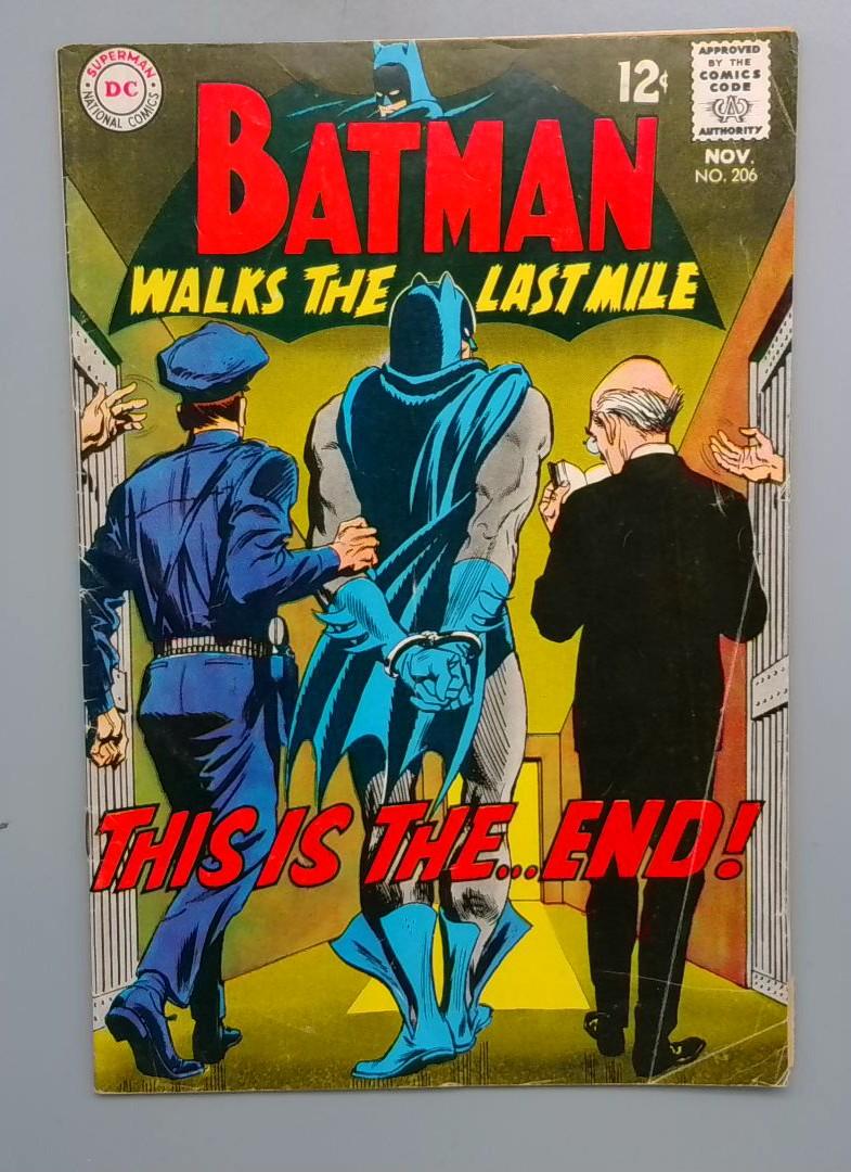 Batman #206 GD DC 1968