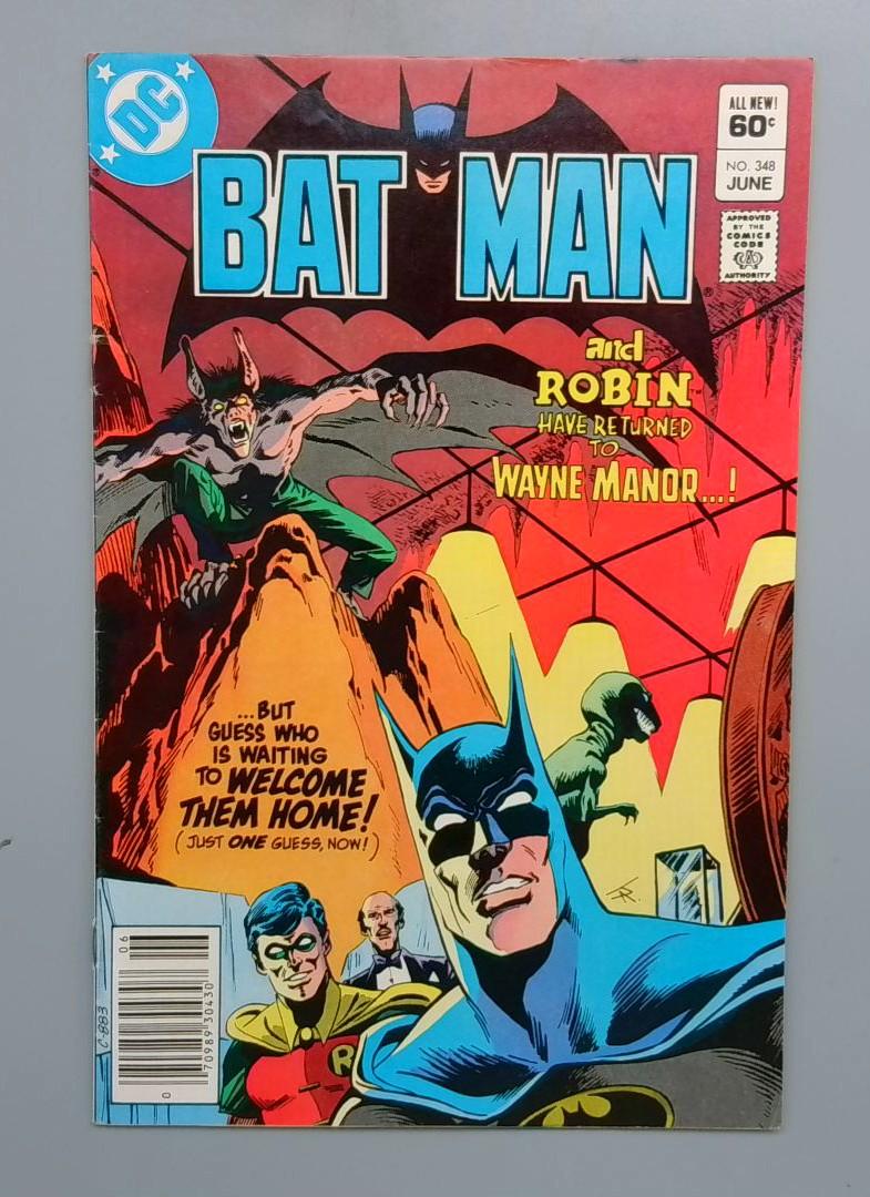 Batman #348 DC Comics June 1982