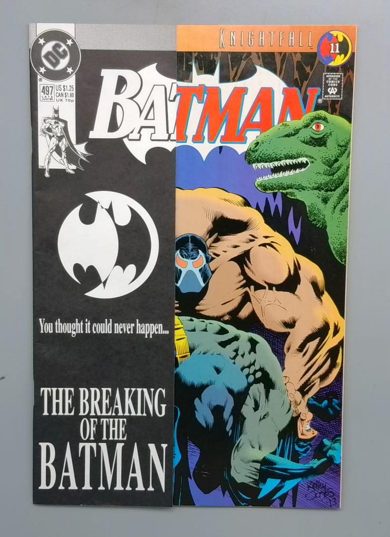 Batman #497 VF- Knightfall Part 11 Direct Edition DC 1993