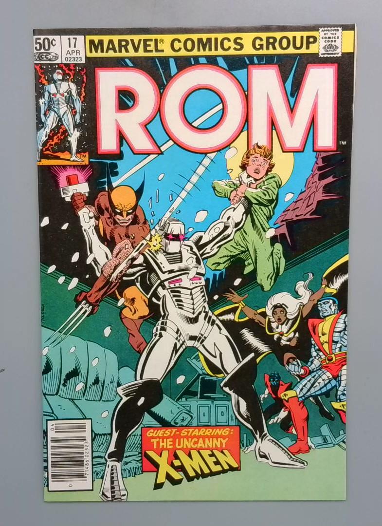 Rom #17 NM X-Men, Newsstand Marvel 1981