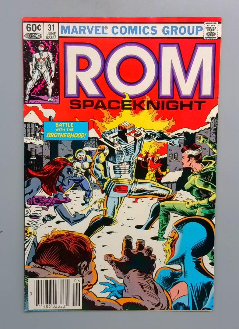 Rom #31 2nd Appearance of Rogue Newsstand, Marvel 1982