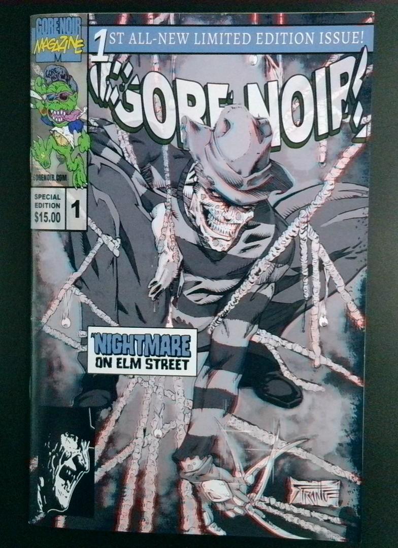 Gore Noir Magazine #1, B&W Freddy Kreuger Spider-Man #1 Homage, 2024
