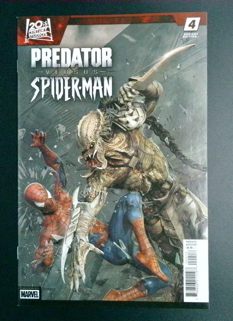 Predator Versus Spider-Man #4 Variant Edition Marvel 20th Century Studios
