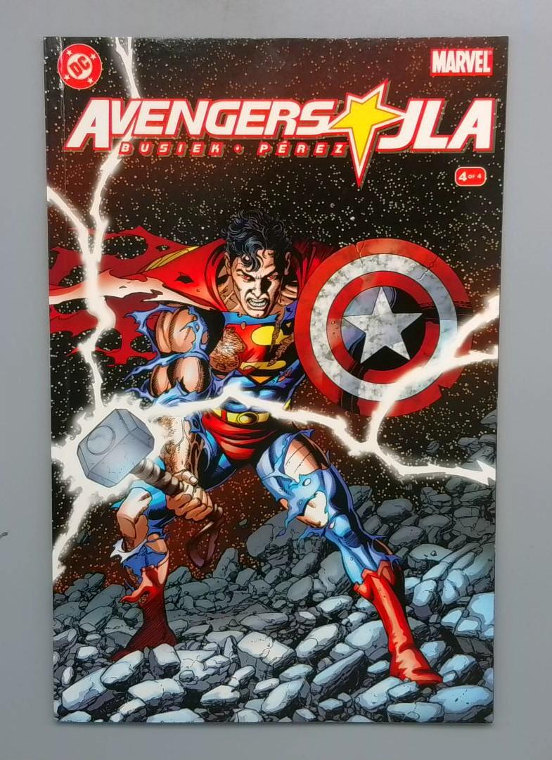 JLA/Avengers #4 NM- Iconic Cover Marvel 2003