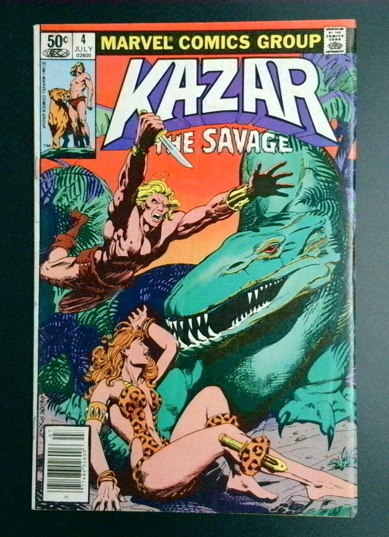 Ka-Zar the Savage #4 Marvel 1981