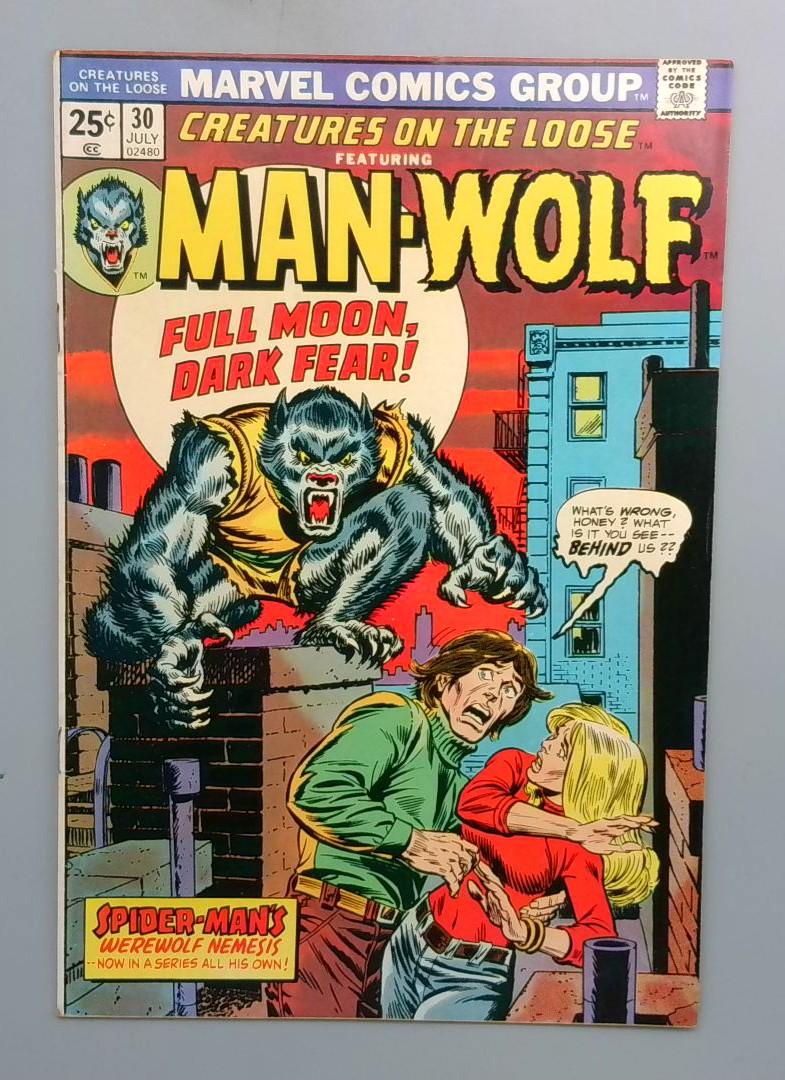 Creatures on the Loose #30 1st Man-Wolf in Series Marvel Comics 1974