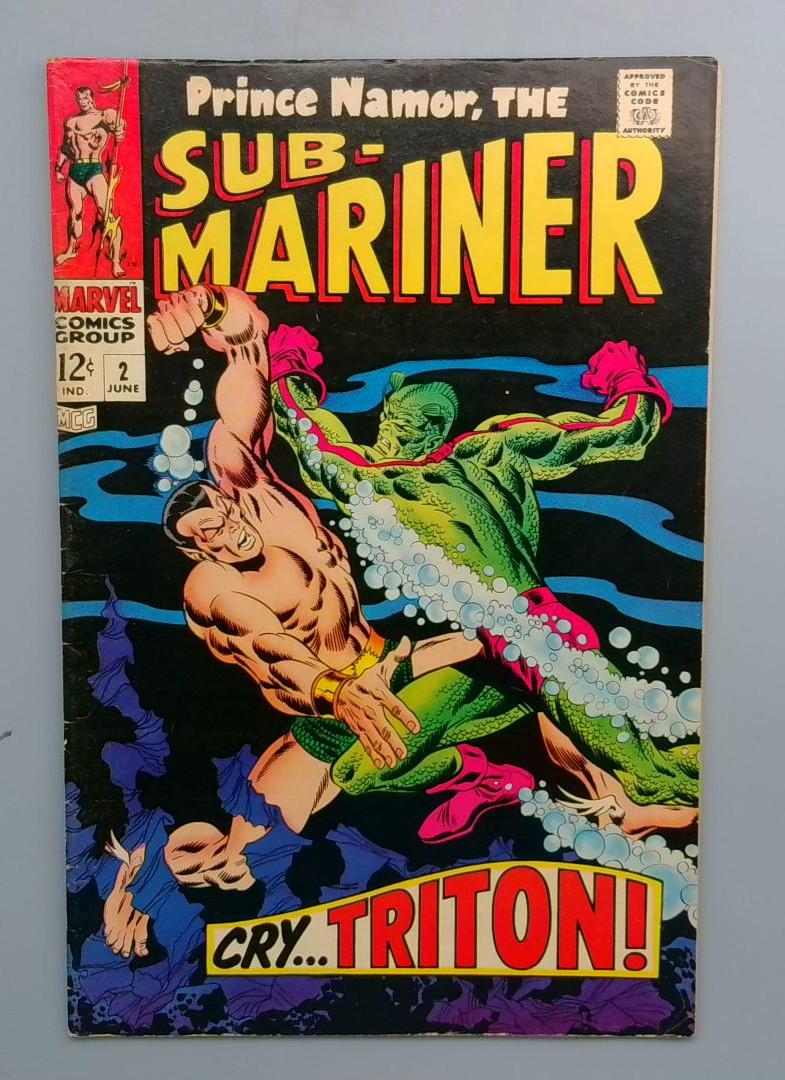 Sub-Mariner #2 VG Marvel 1968