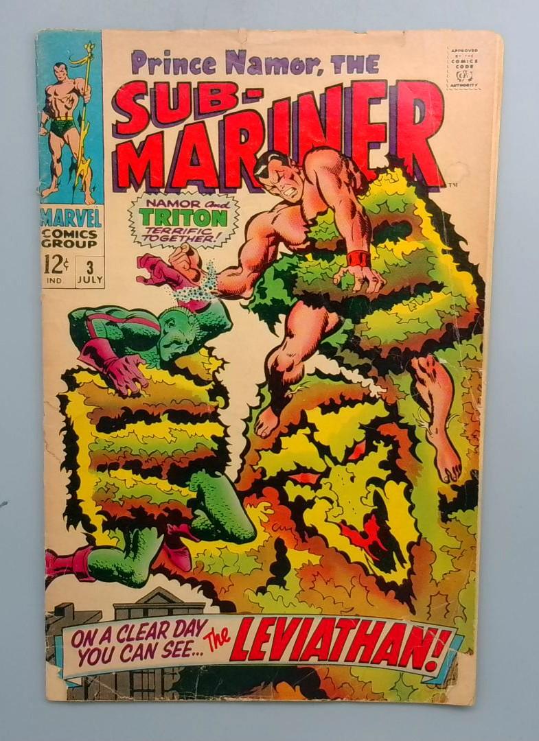 Sub-Mariner #3 Marvel 1968