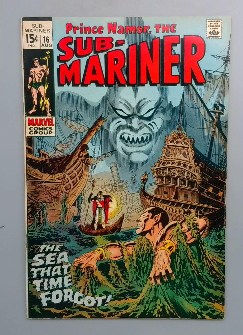 Sub-Mariner #16 FN/VF Marvel 1969