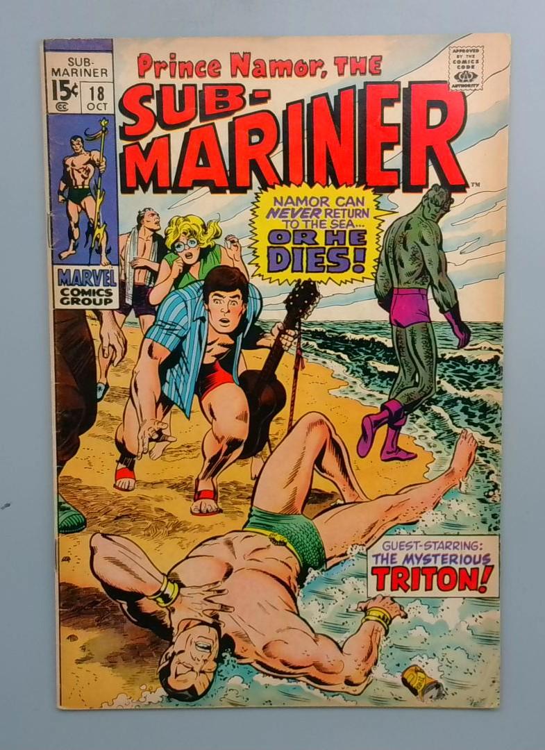 Sub-Mariner #18 FN Marvel 1969
