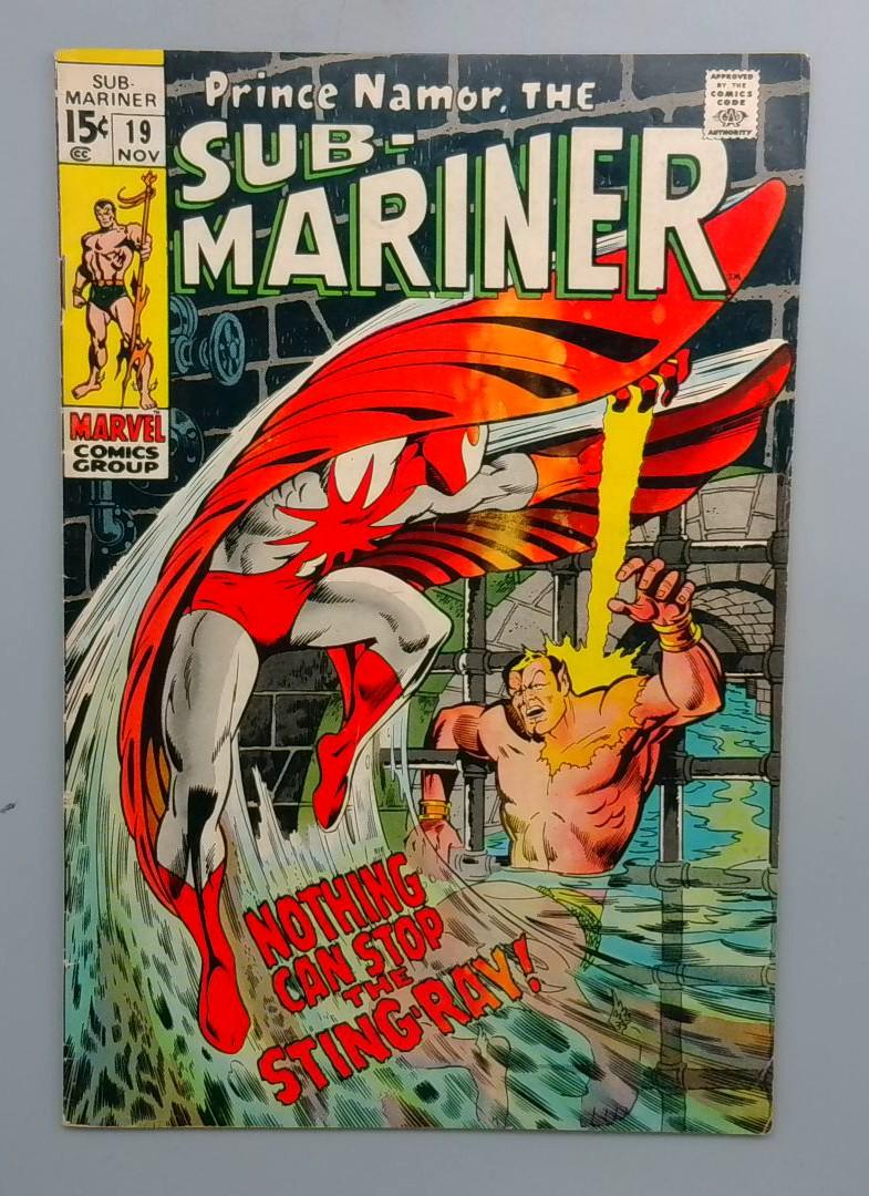 Sub-Mariner #19 VG/FN 1st Stingray Marvel 1969