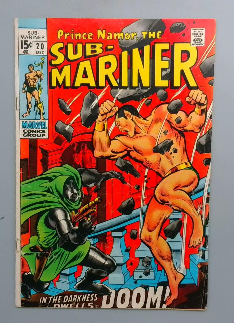 Sub-Mariner #20 VG Dr. Doom Marvel 1969