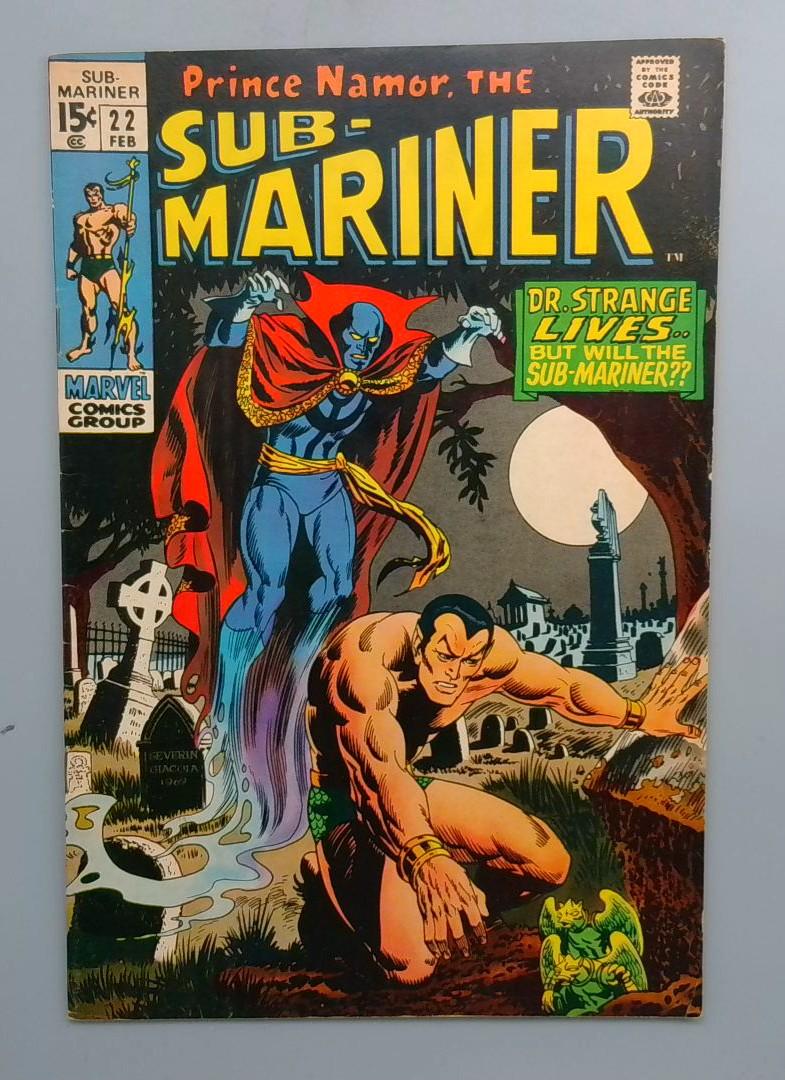 Sub-Mariner #22 FN/VF 1st Nameless One Marvel 1970