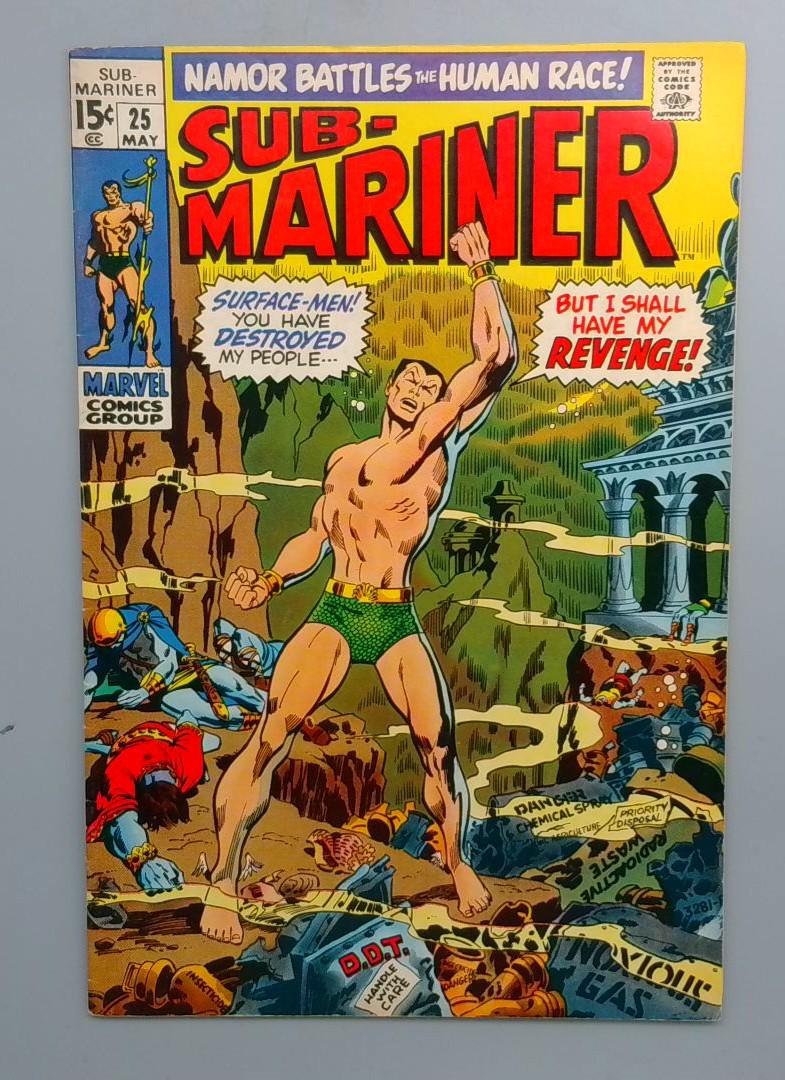 Sub-Mariner #25 FN Marvel 1971