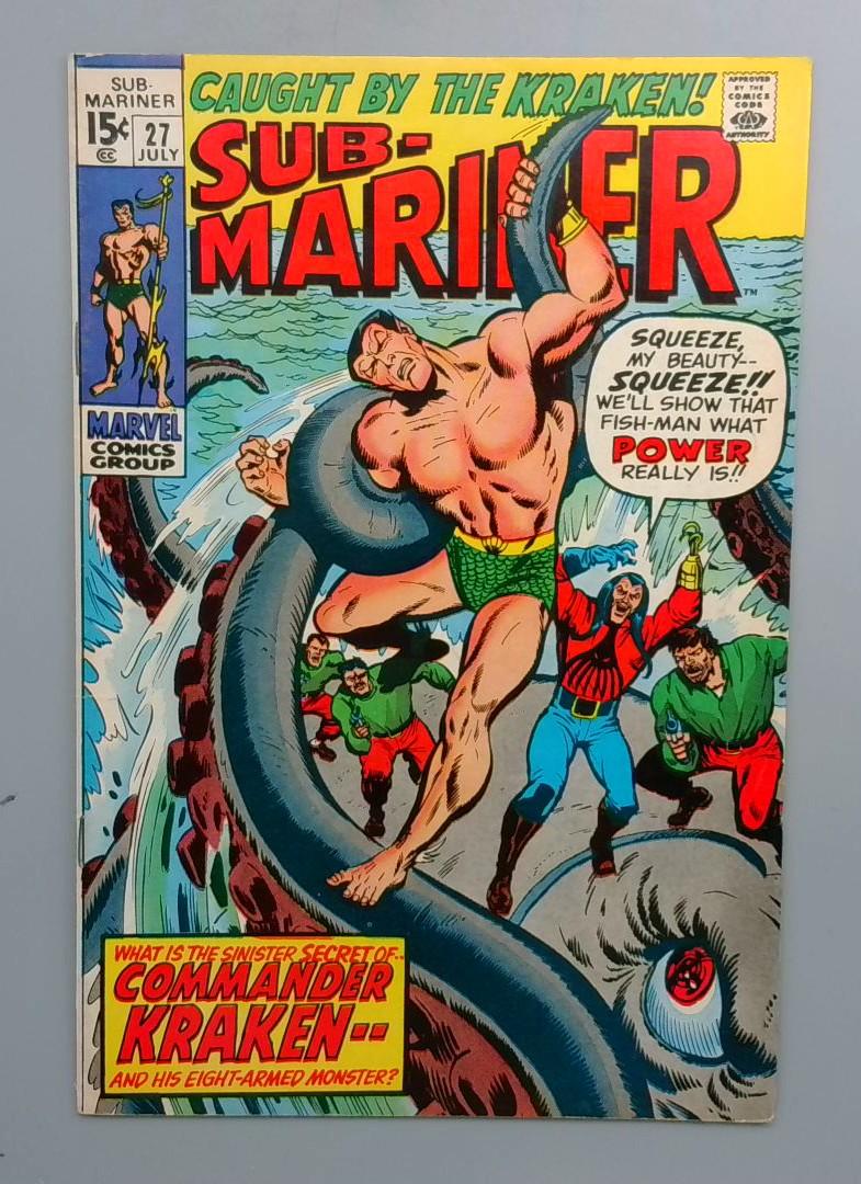 Sub-Mariner #27 FN Marvel 1970
