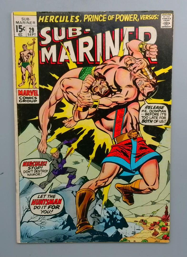 Sub-Mariner #29 VG Hercules Marvel Comics 1970