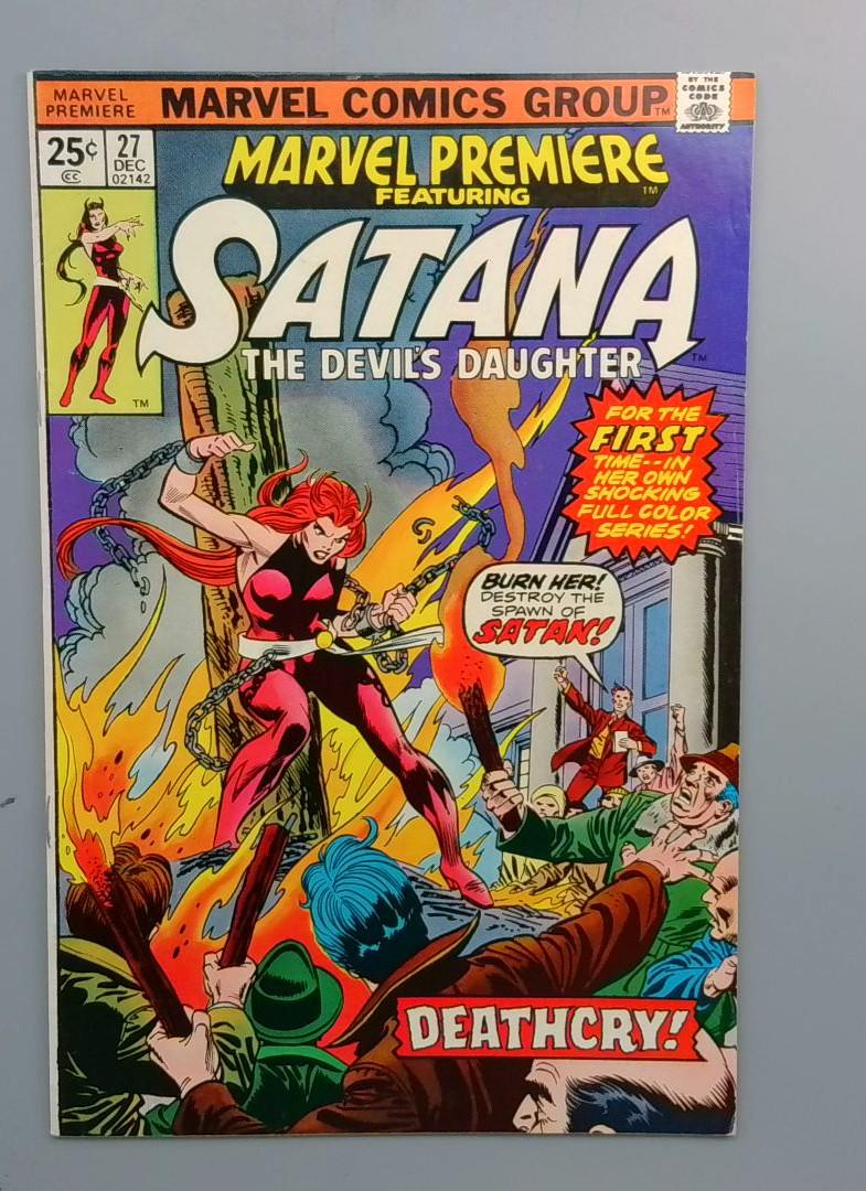 Marvel Premiere #27 Satana Solo Story Marvel 1975