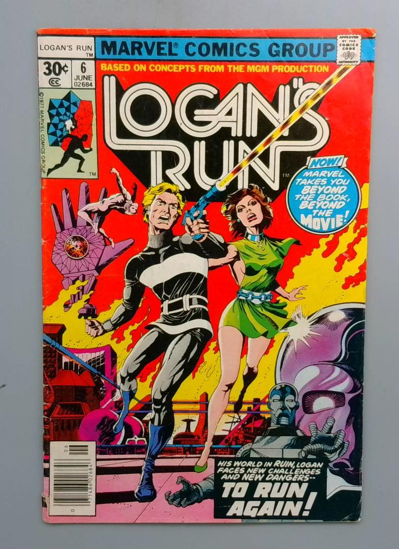 Logan's Run #6 Thanos Story Marvel 1977