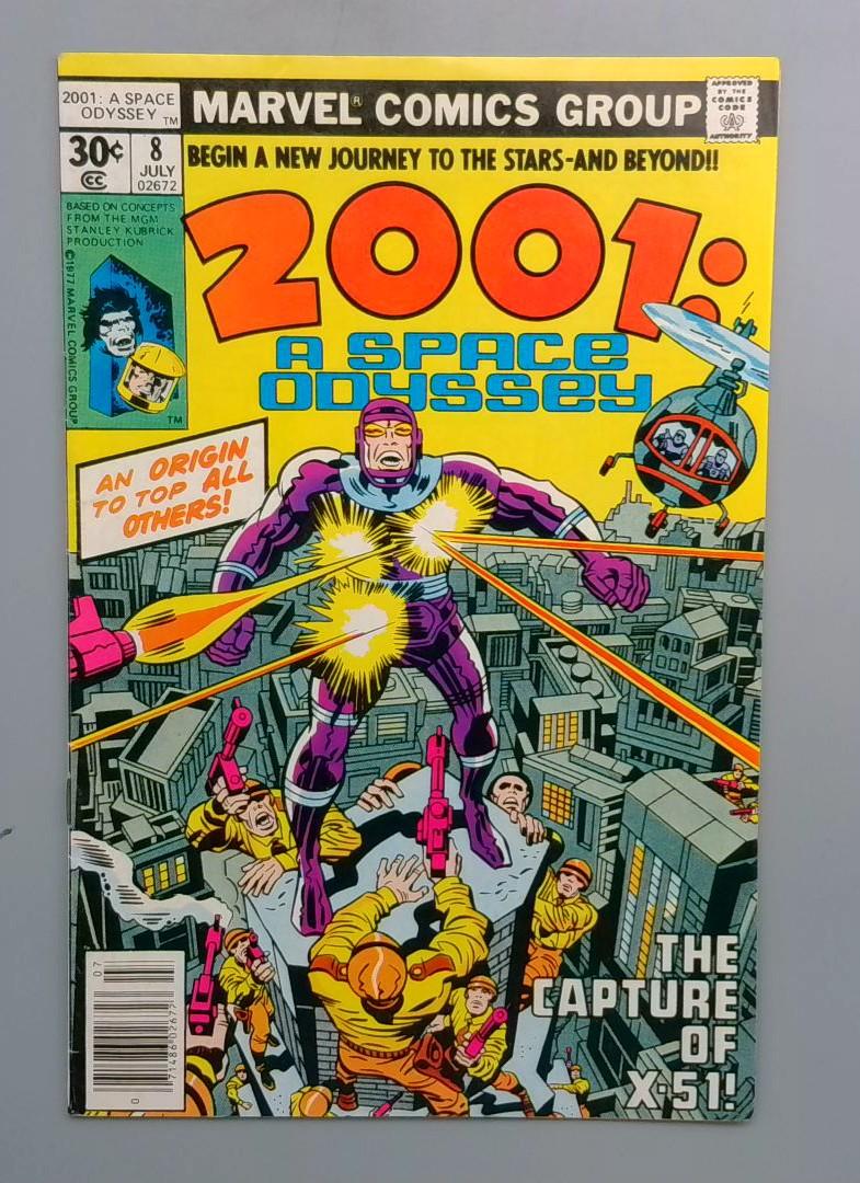 2001: a Space Odyssey #8 FN 1st Appearance of Machine Man Marvel 1977