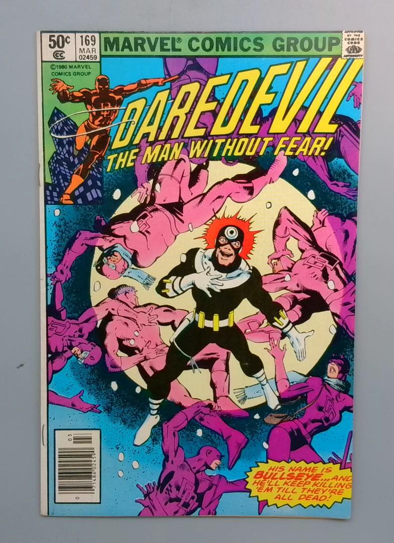 Daredevil #169 VF- Newsstand, 2nd Elektra Marvel 1981