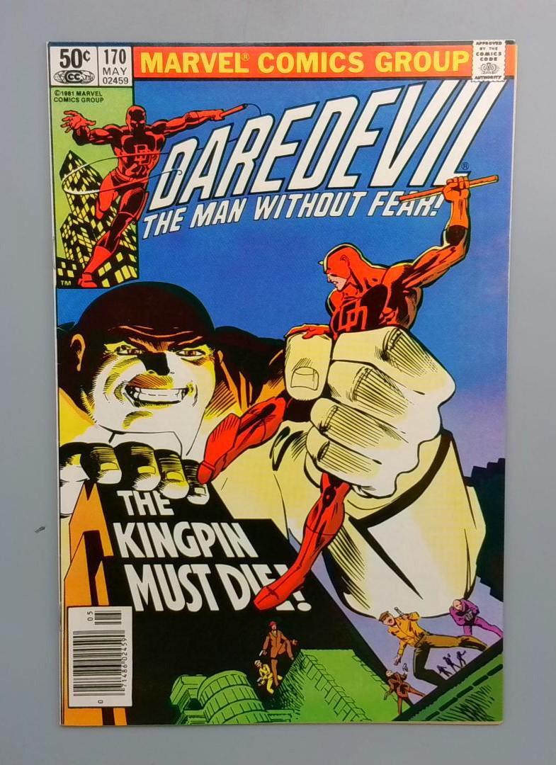 Daredevil #170 VF 1st Kingpin in Title, Newsstand Marvel 1981