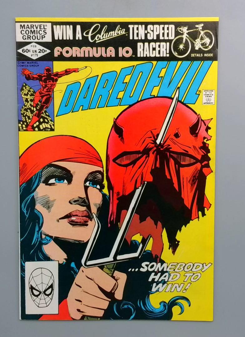 Daredevil #179 Frank Miller Elektra, Marvel 1982