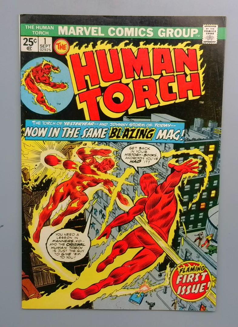 Human Torch #1 VG/FN Marvel 1974