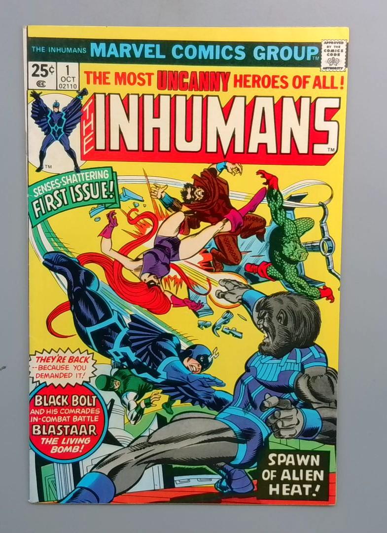 The Inhumans #1 FN+ Marvel 1975
