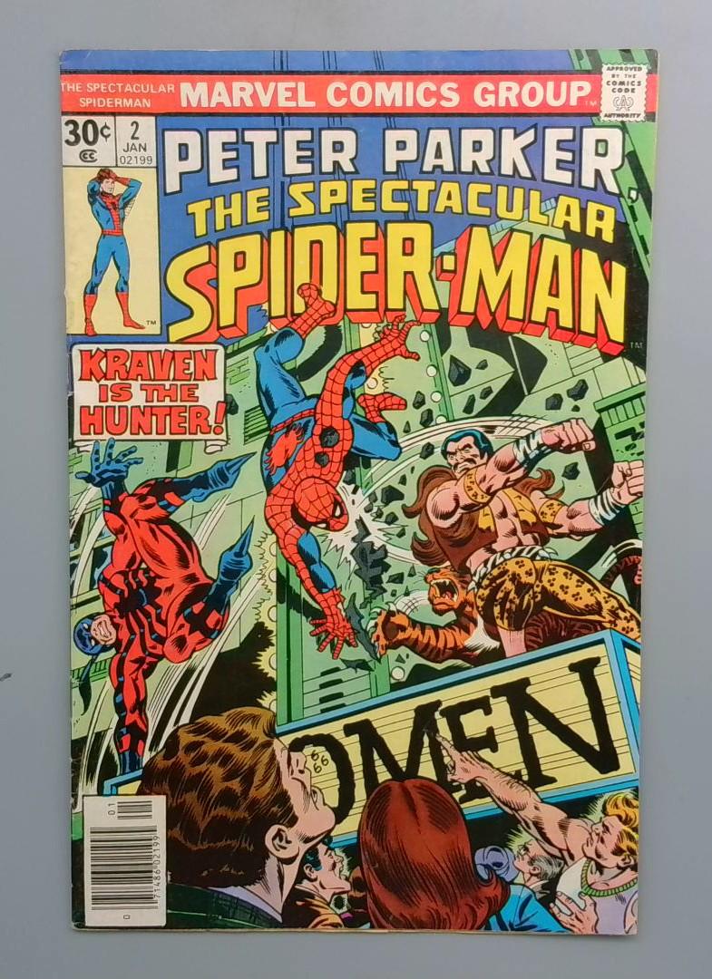 Spectacular Spider-Man #2 Kraven the Hunter & Tarantula Marvel 1977
